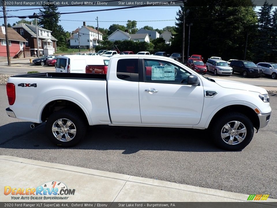 2020 Ford Ranger XLT SuperCab 4x4 Oxford White / Ebony Photo #6