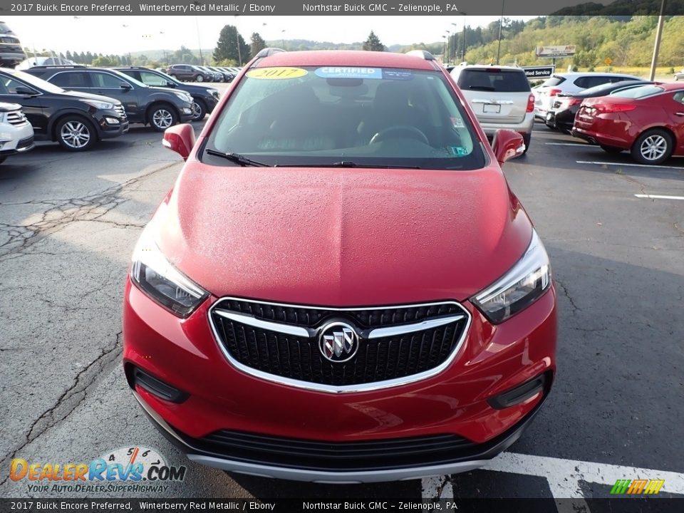 2017 Buick Encore Preferred Winterberry Red Metallic / Ebony Photo #3