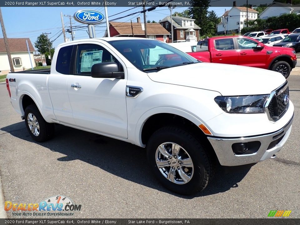 2020 Ford Ranger XLT SuperCab 4x4 Oxford White / Ebony Photo #7