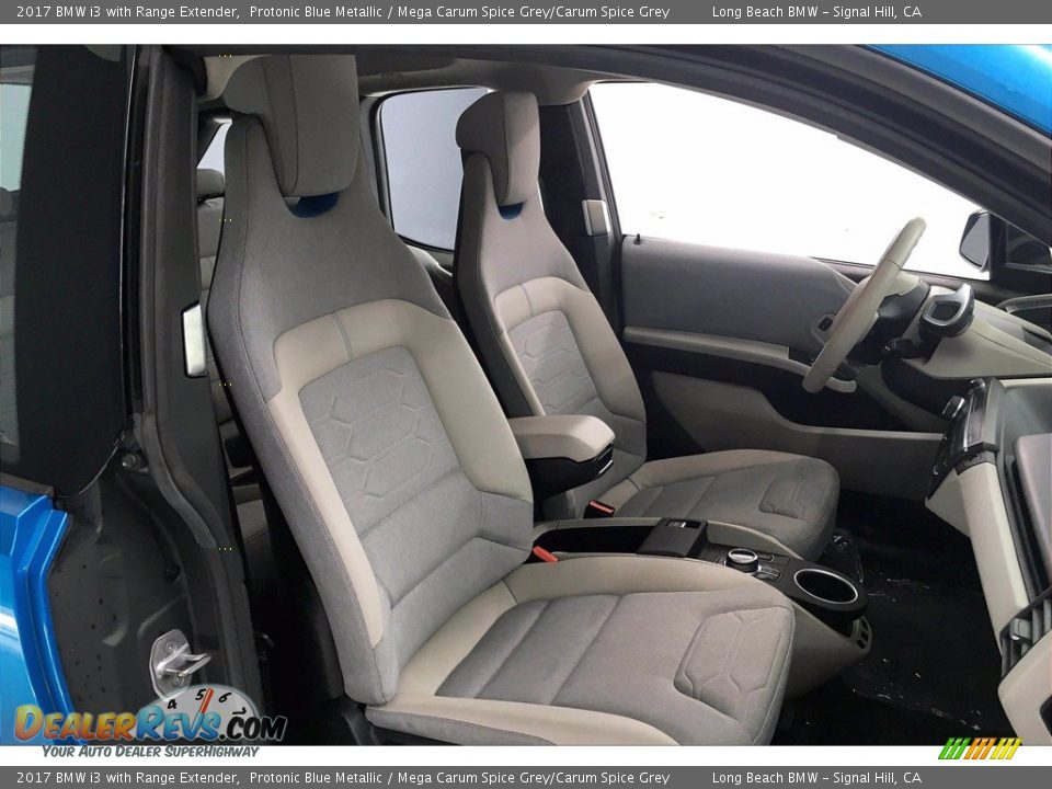 2017 BMW i3 with Range Extender Protonic Blue Metallic / Mega Carum Spice Grey/Carum Spice Grey Photo #6