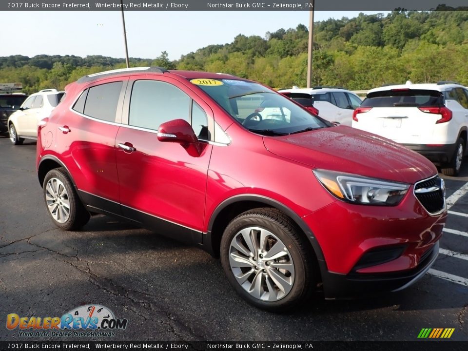 2017 Buick Encore Preferred Winterberry Red Metallic / Ebony Photo #4