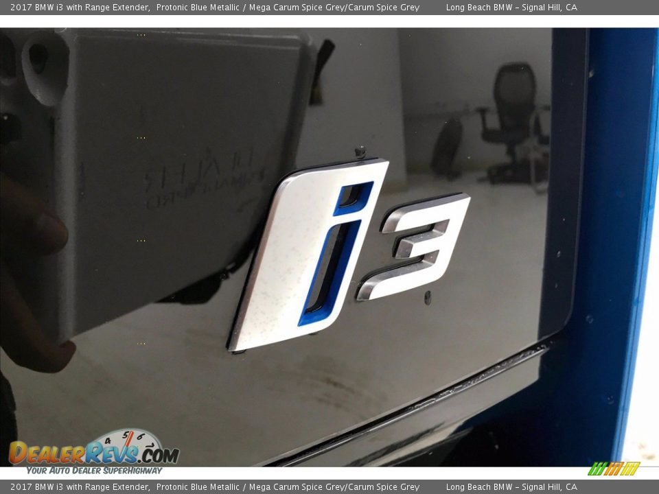 2017 BMW i3 with Range Extender Protonic Blue Metallic / Mega Carum Spice Grey/Carum Spice Grey Photo #7