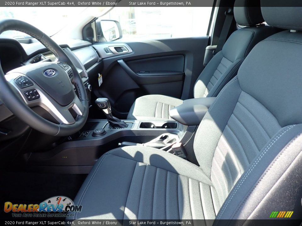 2020 Ford Ranger XLT SuperCab 4x4 Oxford White / Ebony Photo #9