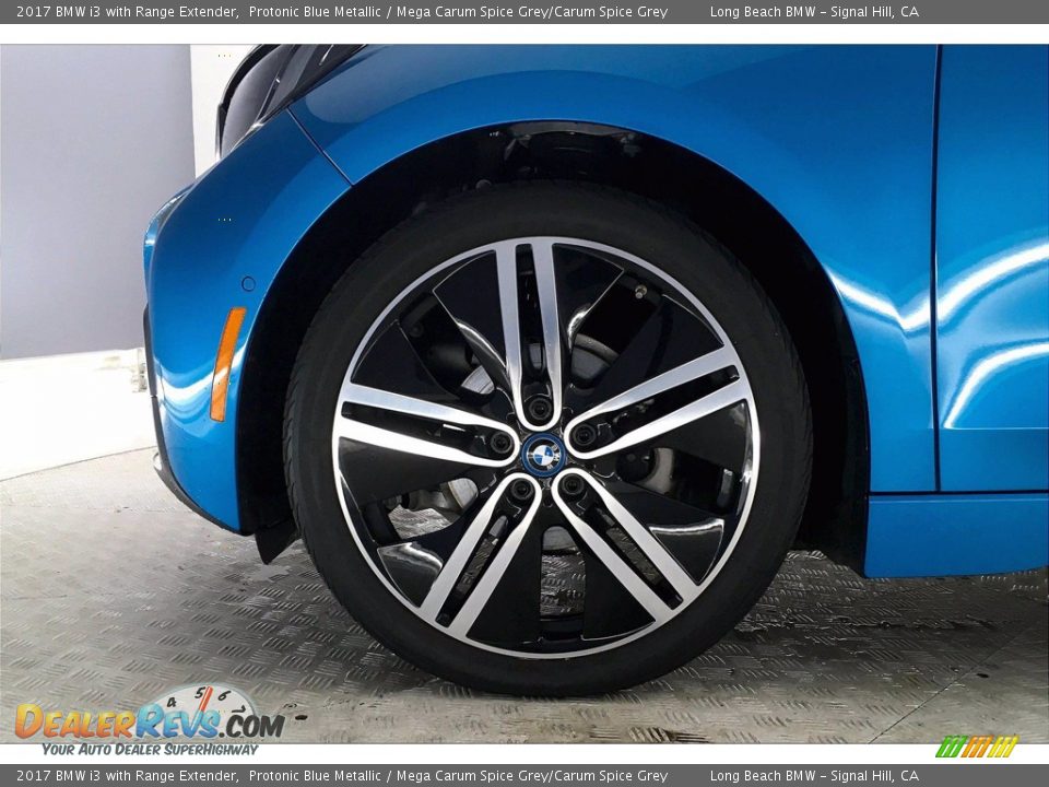 2017 BMW i3 with Range Extender Protonic Blue Metallic / Mega Carum Spice Grey/Carum Spice Grey Photo #8