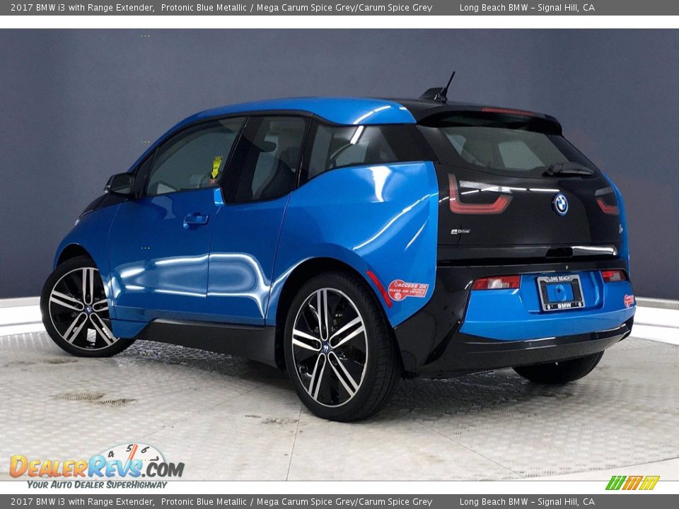 2017 BMW i3 with Range Extender Protonic Blue Metallic / Mega Carum Spice Grey/Carum Spice Grey Photo #10