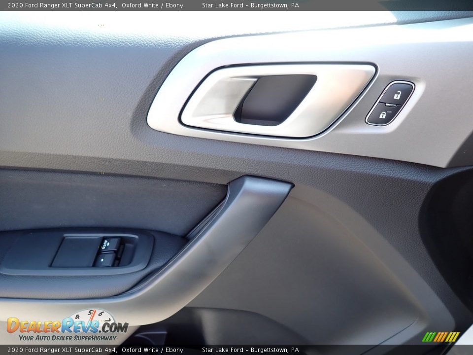 2020 Ford Ranger XLT SuperCab 4x4 Oxford White / Ebony Photo #13