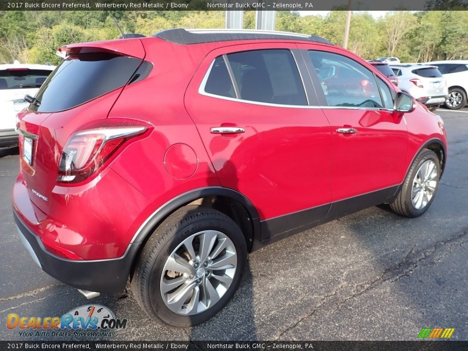 2017 Buick Encore Preferred Winterberry Red Metallic / Ebony Photo #9