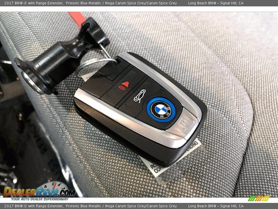 2017 BMW i3 with Range Extender Protonic Blue Metallic / Mega Carum Spice Grey/Carum Spice Grey Photo #11