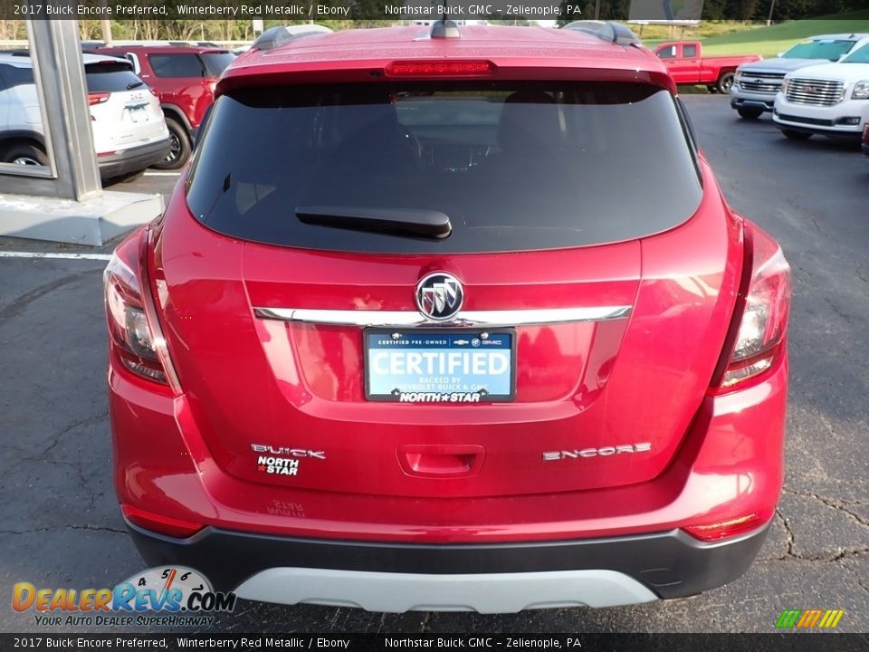 2017 Buick Encore Preferred Winterberry Red Metallic / Ebony Photo #10