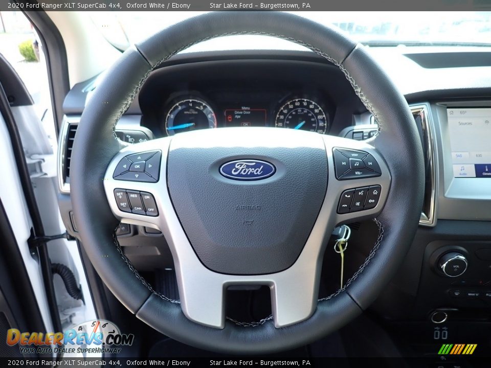 2020 Ford Ranger XLT SuperCab 4x4 Oxford White / Ebony Photo #15
