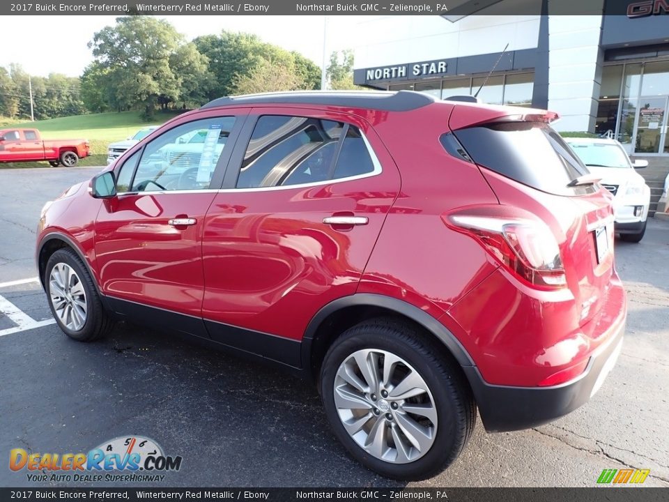2017 Buick Encore Preferred Winterberry Red Metallic / Ebony Photo #12