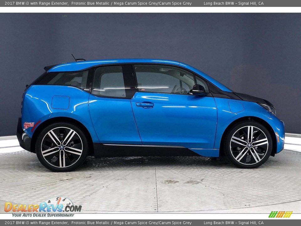 2017 BMW i3 with Range Extender Protonic Blue Metallic / Mega Carum Spice Grey/Carum Spice Grey Photo #14