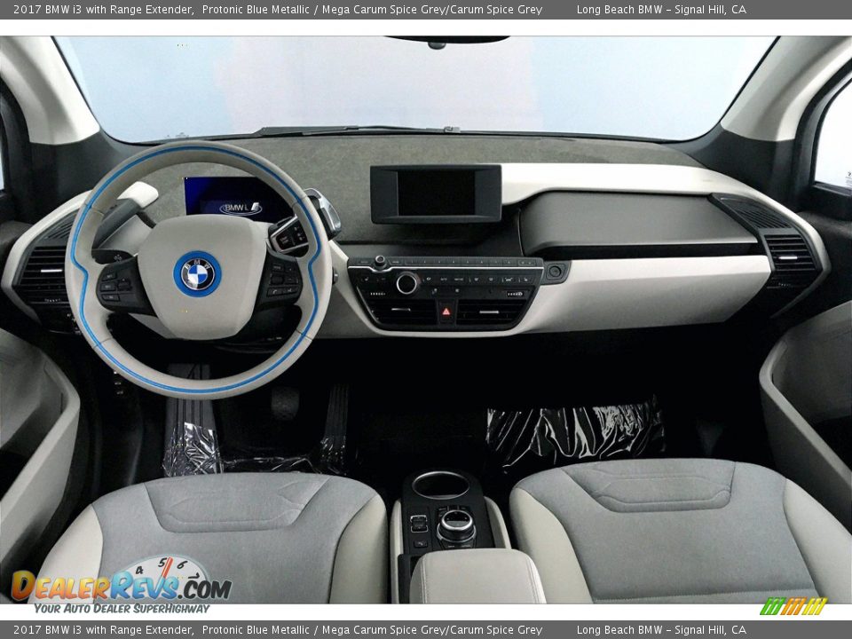 2017 BMW i3 with Range Extender Protonic Blue Metallic / Mega Carum Spice Grey/Carum Spice Grey Photo #15
