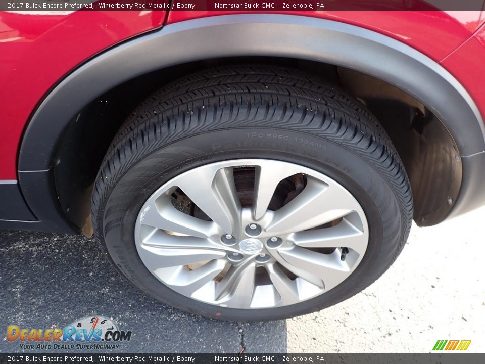 2017 Buick Encore Preferred Winterberry Red Metallic / Ebony Photo #14