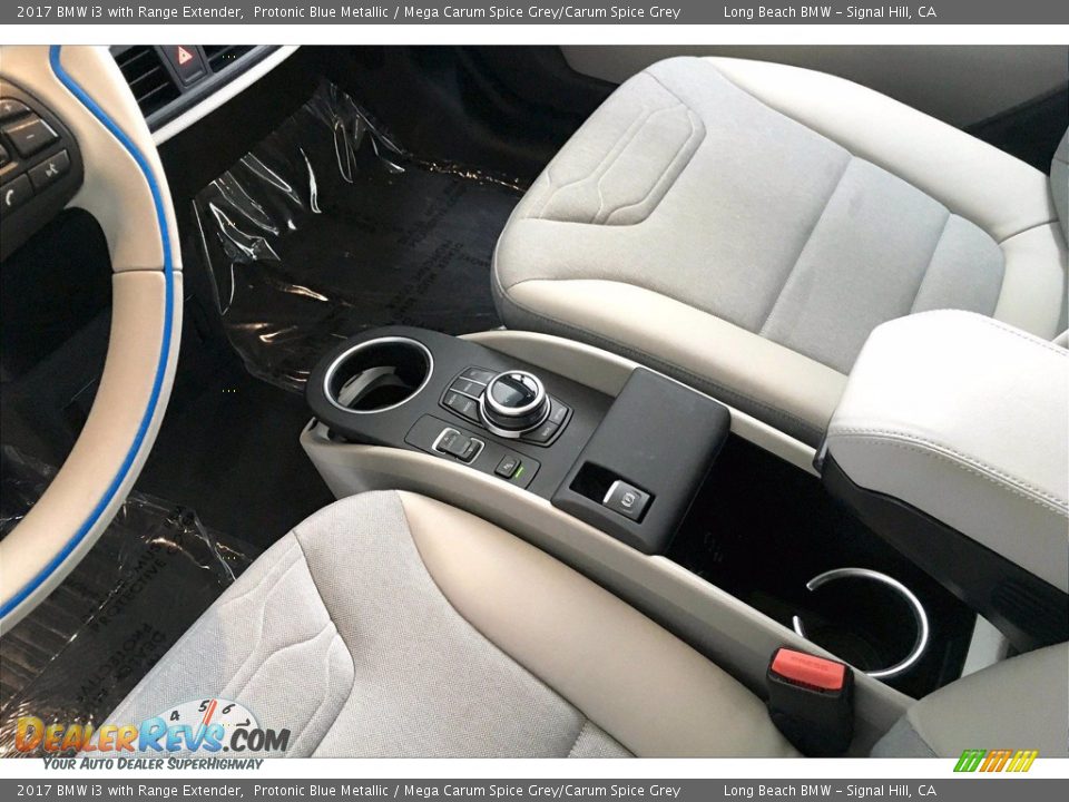2017 BMW i3 with Range Extender Protonic Blue Metallic / Mega Carum Spice Grey/Carum Spice Grey Photo #16
