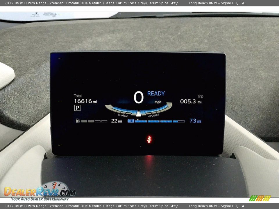 2017 BMW i3 with Range Extender Protonic Blue Metallic / Mega Carum Spice Grey/Carum Spice Grey Photo #20