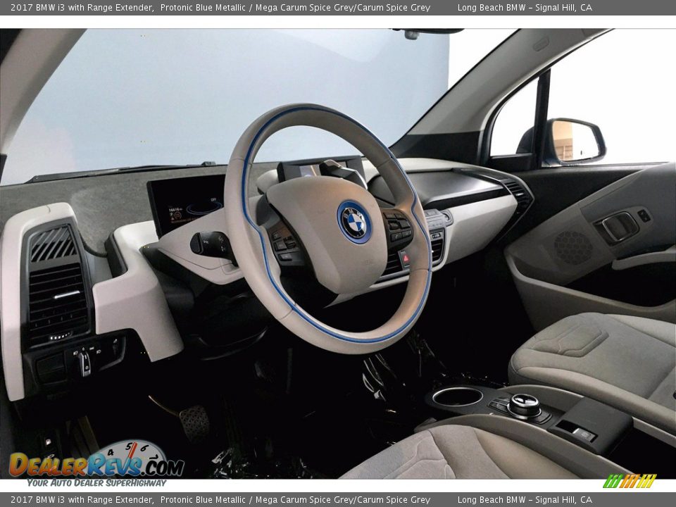 2017 BMW i3 with Range Extender Protonic Blue Metallic / Mega Carum Spice Grey/Carum Spice Grey Photo #21