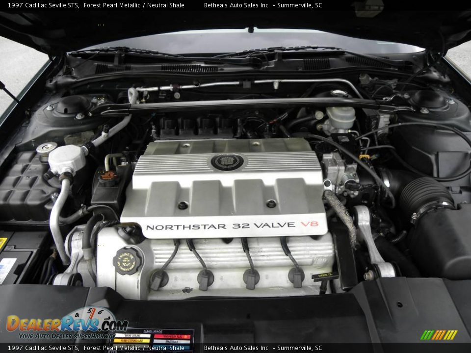 1997 Cadillac Seville STS Forest Pearl Metallic / Neutral Shale Photo #18
