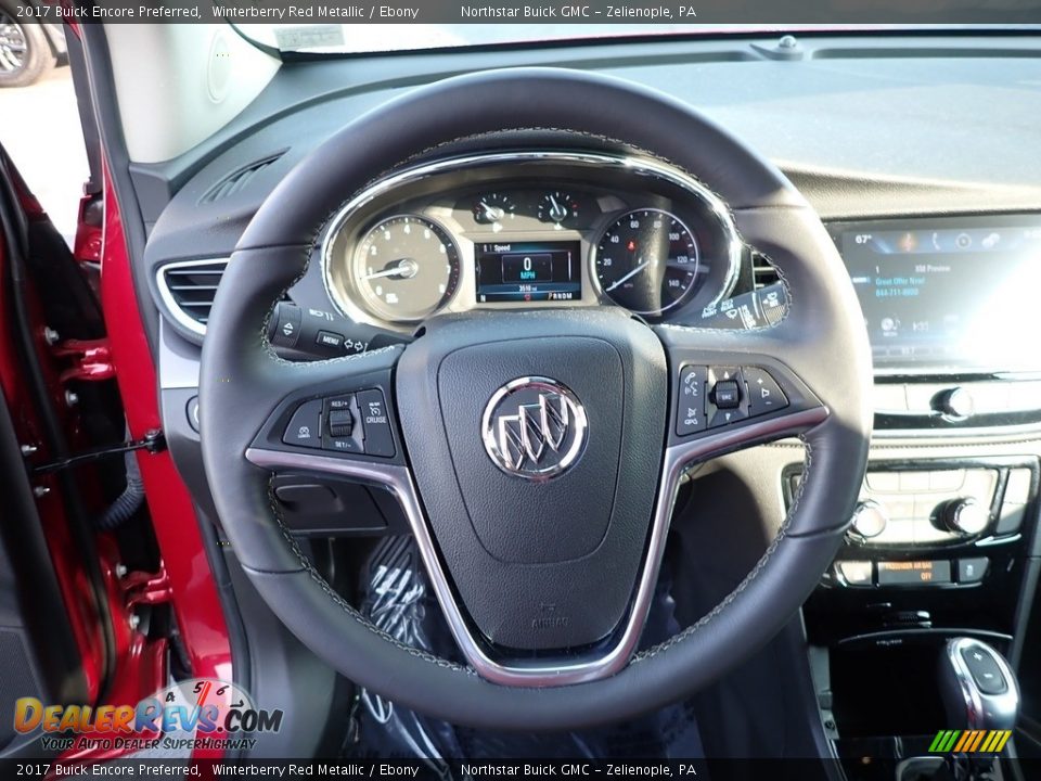 2017 Buick Encore Preferred Winterberry Red Metallic / Ebony Photo #22