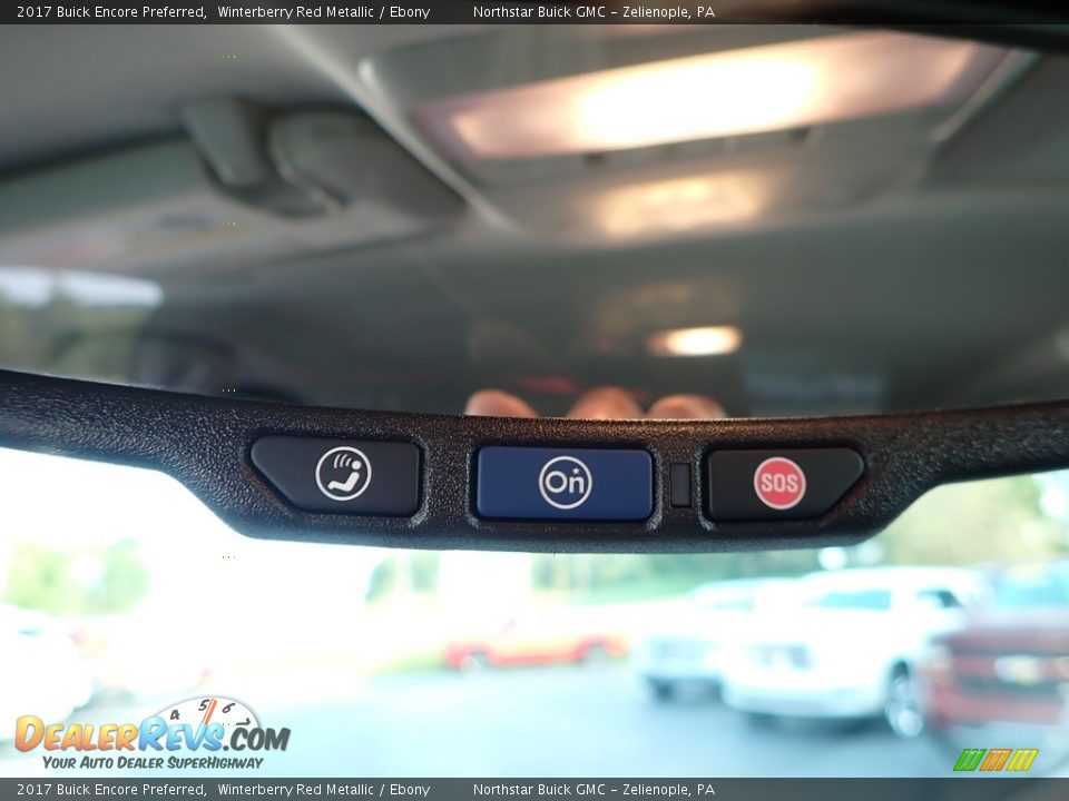 2017 Buick Encore Preferred Winterberry Red Metallic / Ebony Photo #23