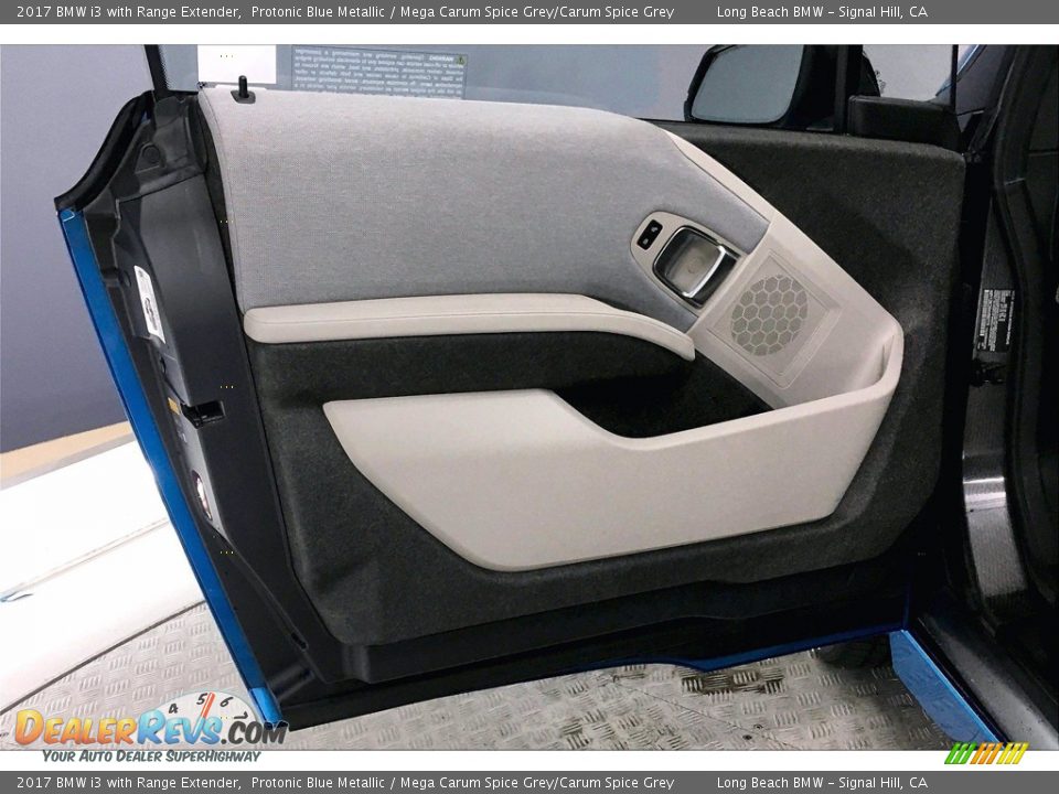 2017 BMW i3 with Range Extender Protonic Blue Metallic / Mega Carum Spice Grey/Carum Spice Grey Photo #23