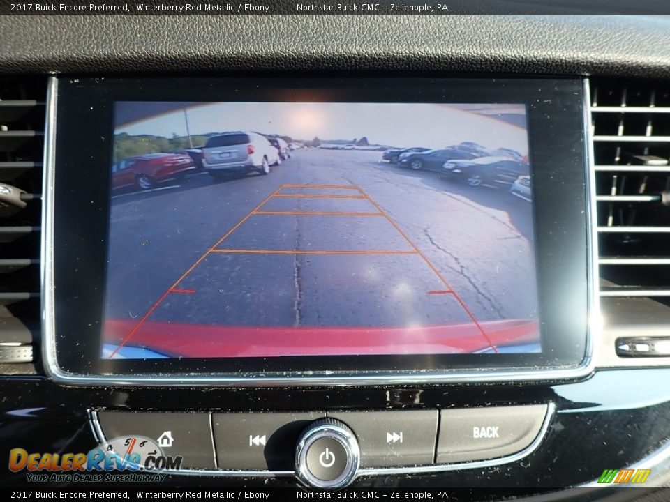 2017 Buick Encore Preferred Winterberry Red Metallic / Ebony Photo #25