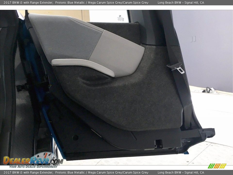 2017 BMW i3 with Range Extender Protonic Blue Metallic / Mega Carum Spice Grey/Carum Spice Grey Photo #25