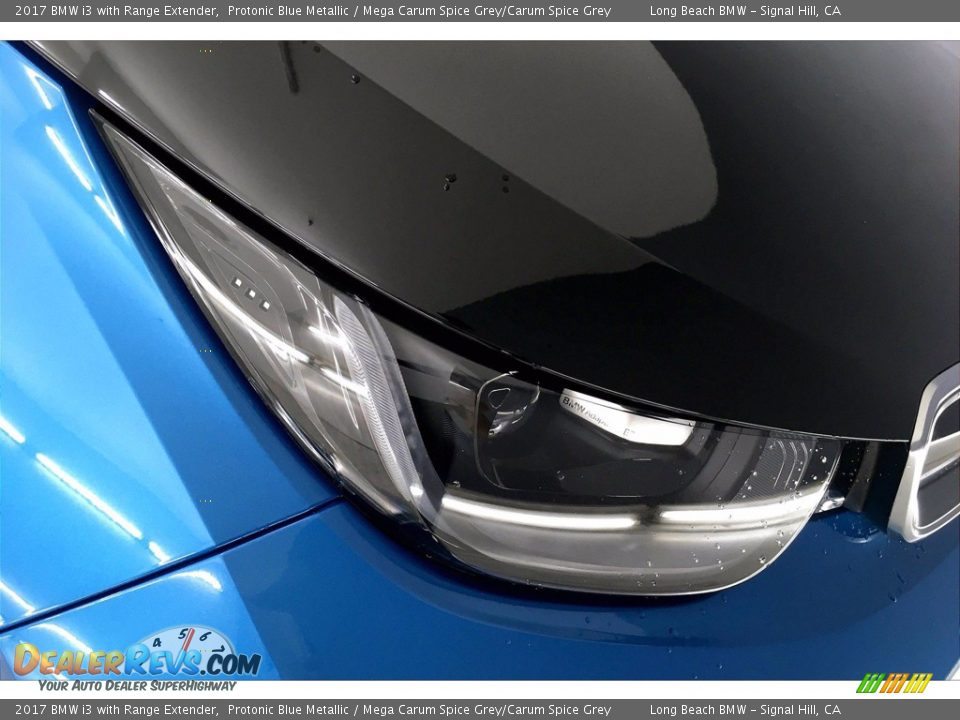 2017 BMW i3 with Range Extender Protonic Blue Metallic / Mega Carum Spice Grey/Carum Spice Grey Photo #26