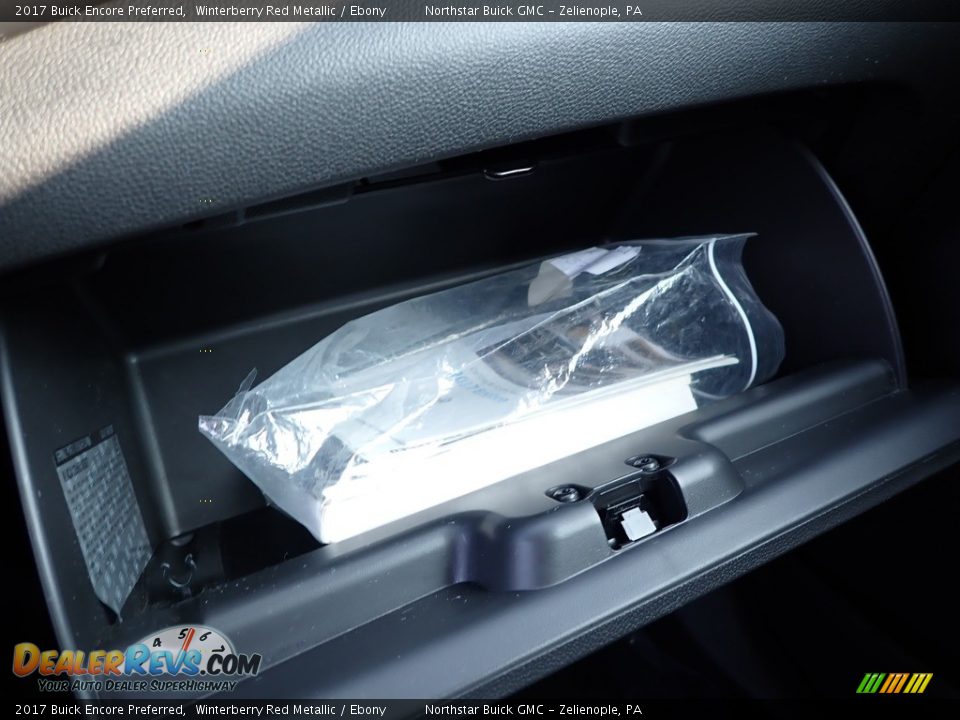 2017 Buick Encore Preferred Winterberry Red Metallic / Ebony Photo #28