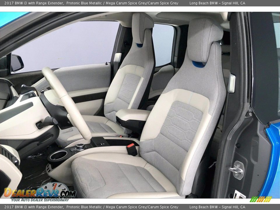 2017 BMW i3 with Range Extender Protonic Blue Metallic / Mega Carum Spice Grey/Carum Spice Grey Photo #28