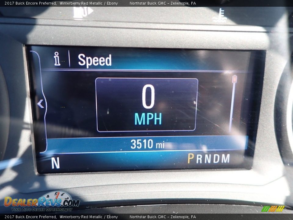 2017 Buick Encore Preferred Winterberry Red Metallic / Ebony Photo #30