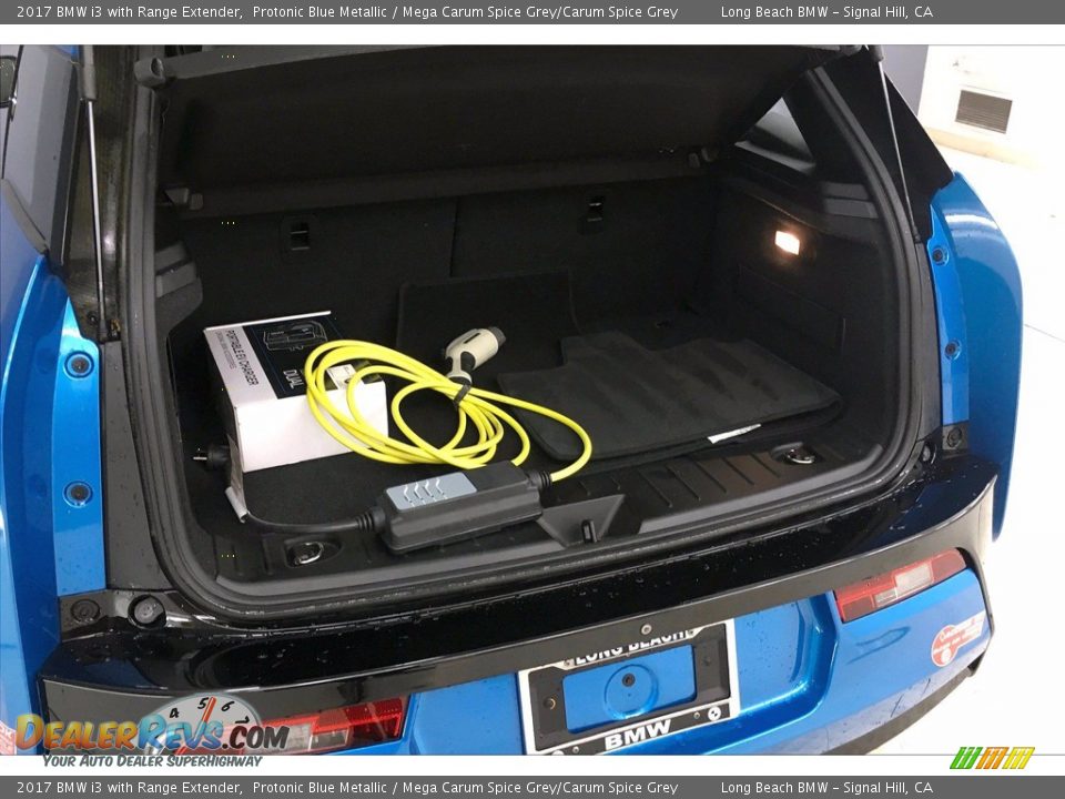2017 BMW i3 with Range Extender Protonic Blue Metallic / Mega Carum Spice Grey/Carum Spice Grey Photo #32