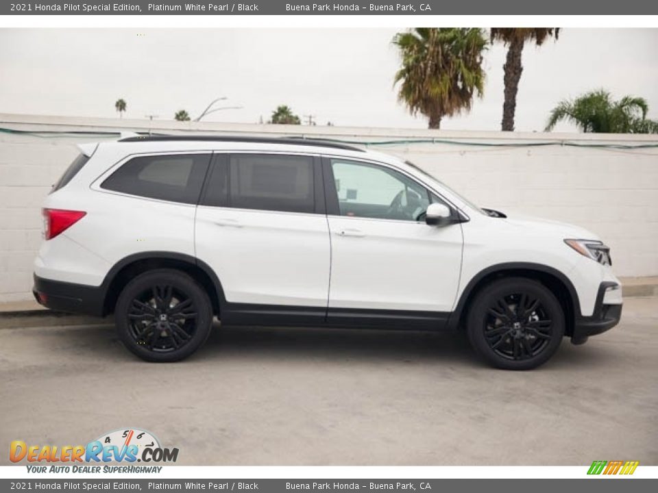 2021 Honda Pilot Special Edition Platinum White Pearl / Black Photo #8