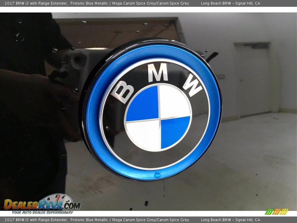 2017 BMW i3 with Range Extender Protonic Blue Metallic / Mega Carum Spice Grey/Carum Spice Grey Photo #34