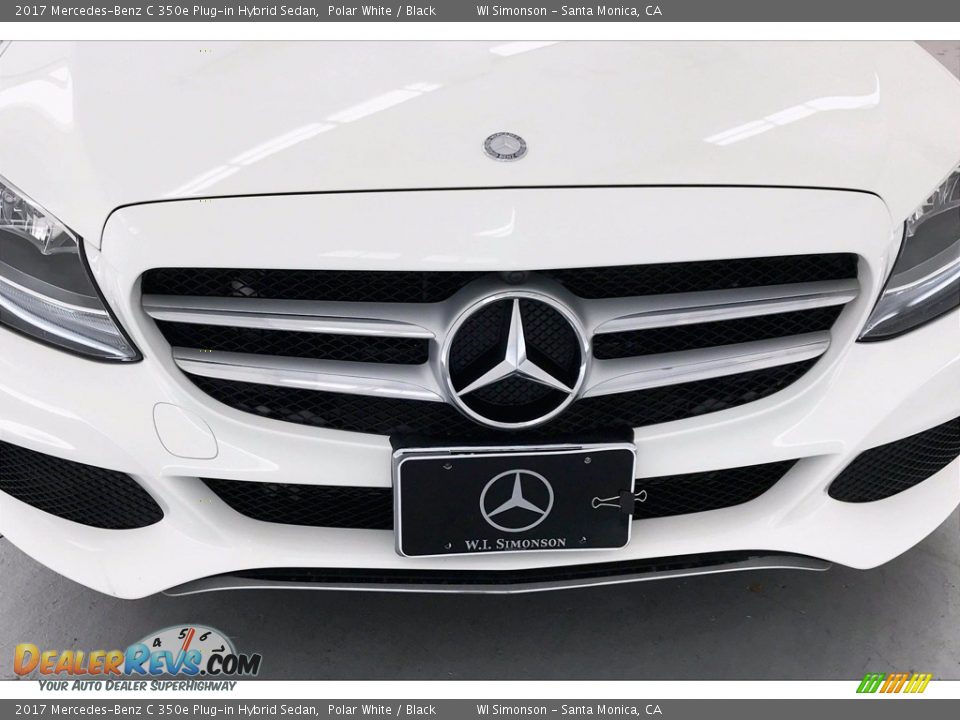 2017 Mercedes-Benz C 350e Plug-in Hybrid Sedan Polar White / Black Photo #33