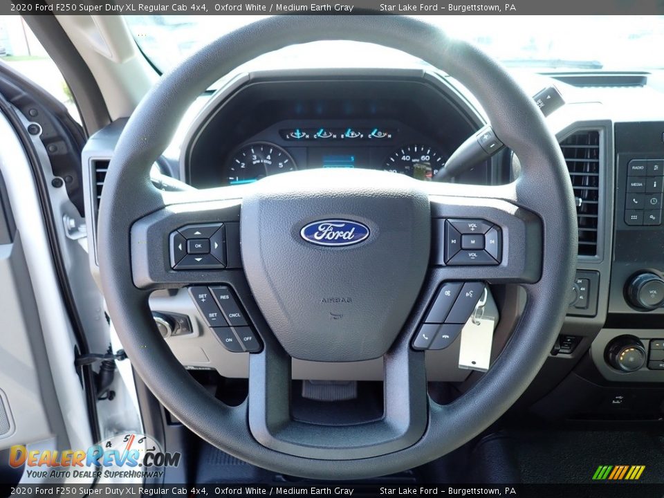 2020 Ford F250 Super Duty XL Regular Cab 4x4 Steering Wheel Photo #15