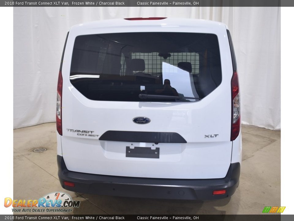 2018 Ford Transit Connect XLT Van Frozen White / Charcoal Black Photo #3