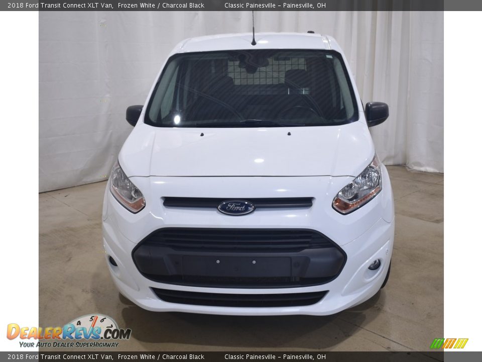 2018 Ford Transit Connect XLT Van Frozen White / Charcoal Black Photo #4