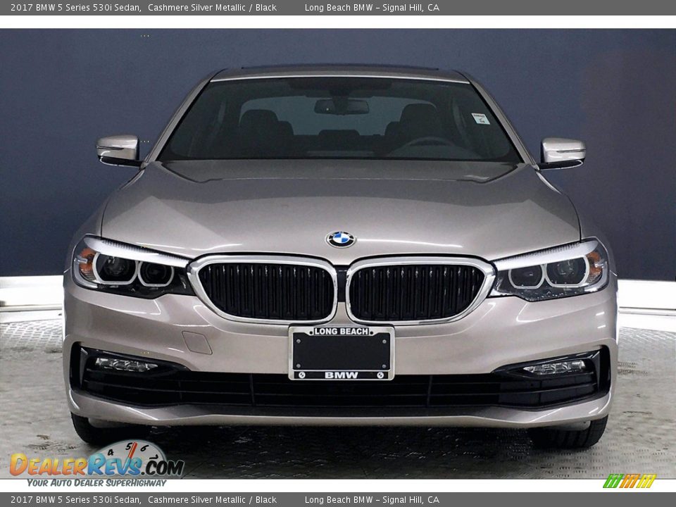 2017 BMW 5 Series 530i Sedan Cashmere Silver Metallic / Black Photo #2