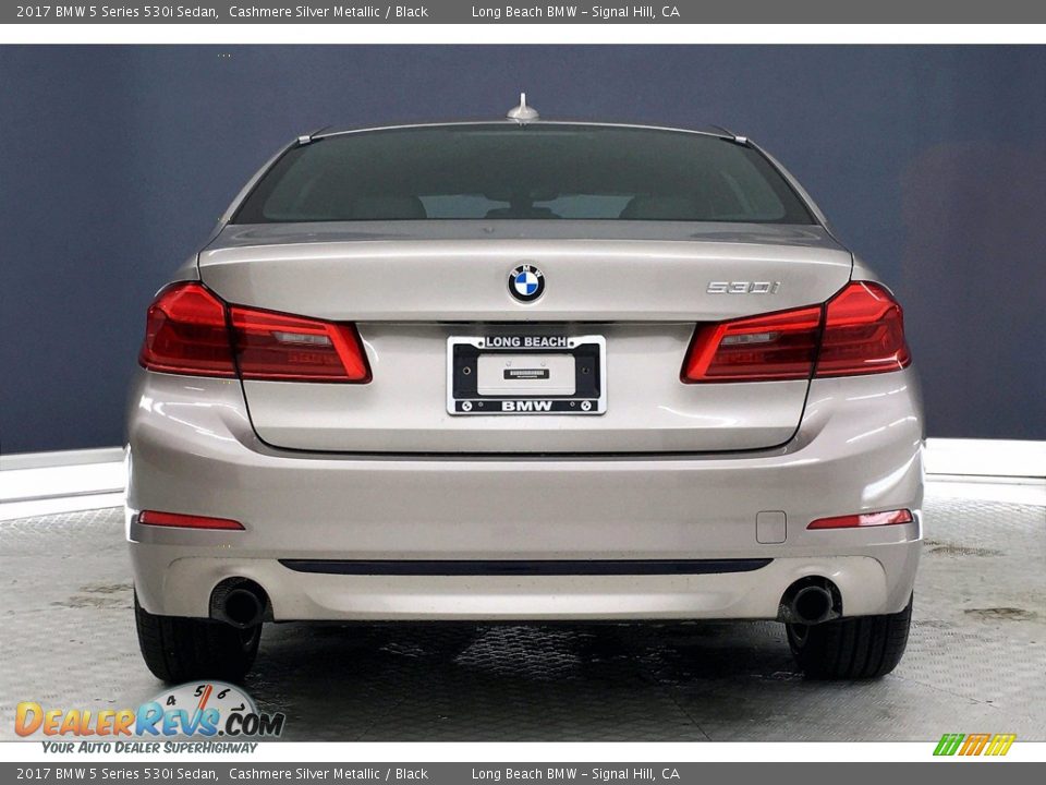 2017 BMW 5 Series 530i Sedan Cashmere Silver Metallic / Black Photo #3