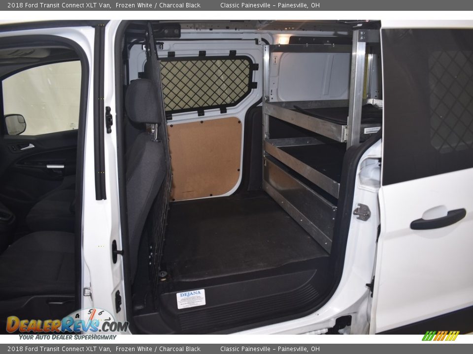 2018 Ford Transit Connect XLT Van Frozen White / Charcoal Black Photo #7