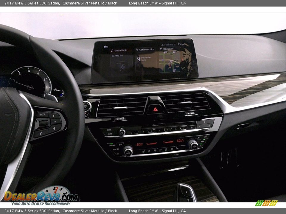 2017 BMW 5 Series 530i Sedan Cashmere Silver Metallic / Black Photo #5