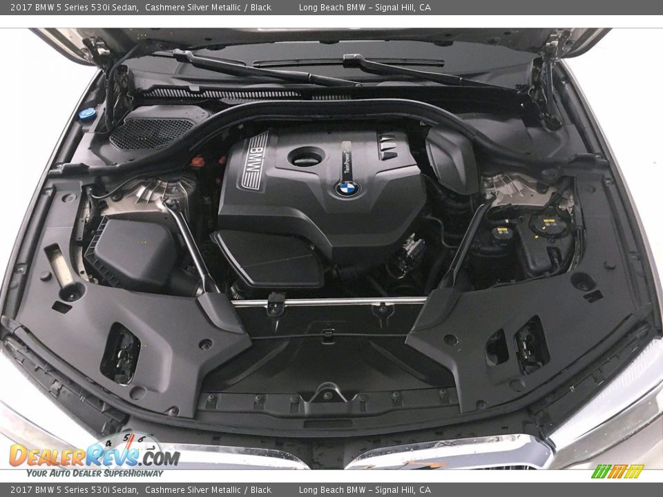 2017 BMW 5 Series 530i Sedan Cashmere Silver Metallic / Black Photo #9