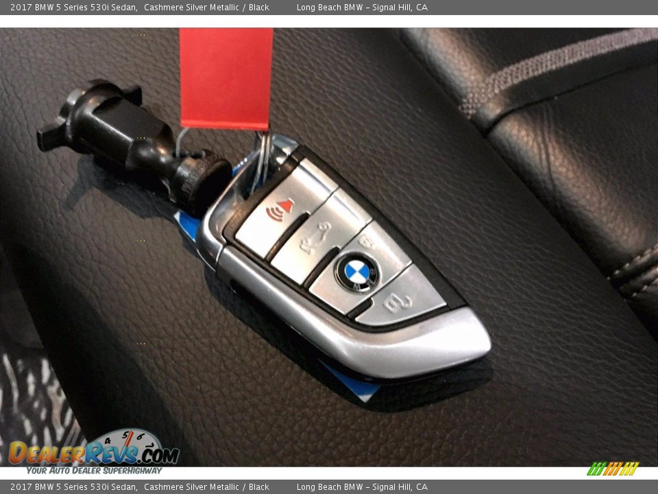 2017 BMW 5 Series 530i Sedan Cashmere Silver Metallic / Black Photo #11