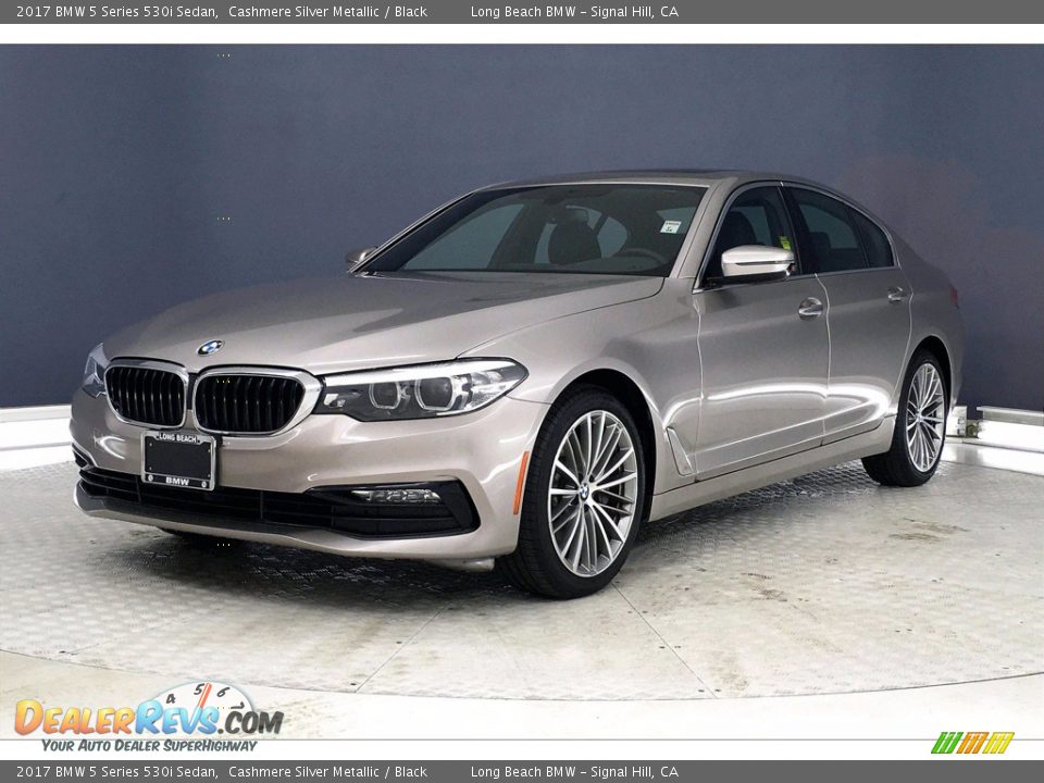 2017 BMW 5 Series 530i Sedan Cashmere Silver Metallic / Black Photo #12