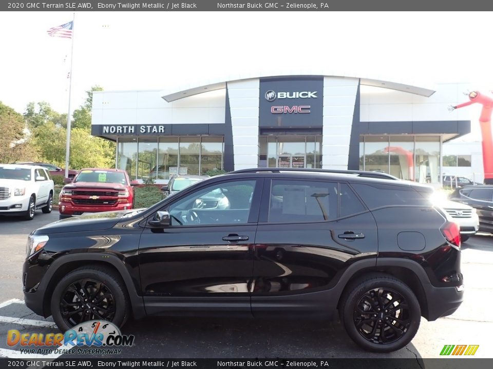 2020 GMC Terrain SLE AWD Ebony Twilight Metallic / Jet Black Photo #1