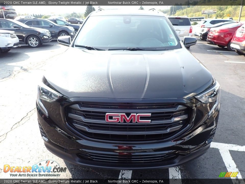 2020 GMC Terrain SLE AWD Ebony Twilight Metallic / Jet Black Photo #3