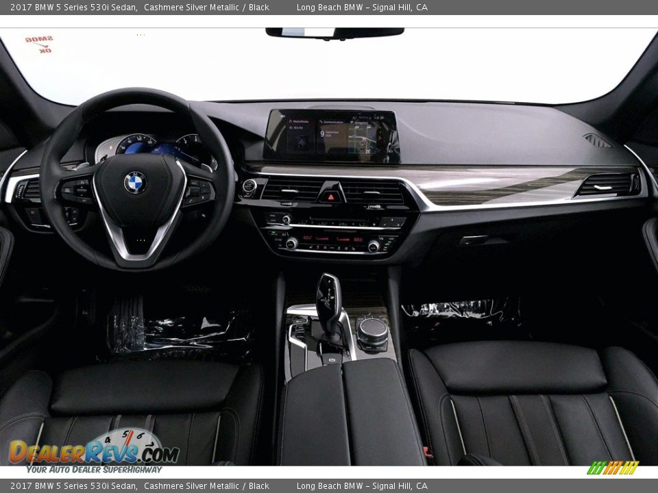 2017 BMW 5 Series 530i Sedan Cashmere Silver Metallic / Black Photo #15