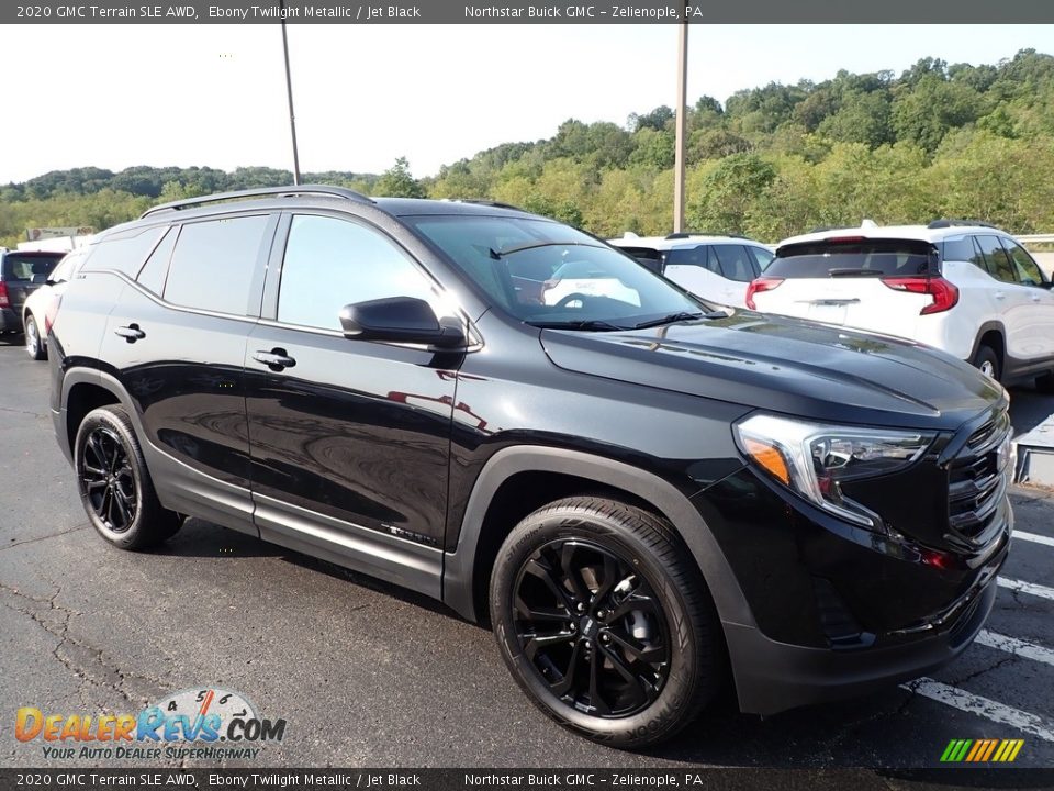 2020 GMC Terrain SLE AWD Ebony Twilight Metallic / Jet Black Photo #4