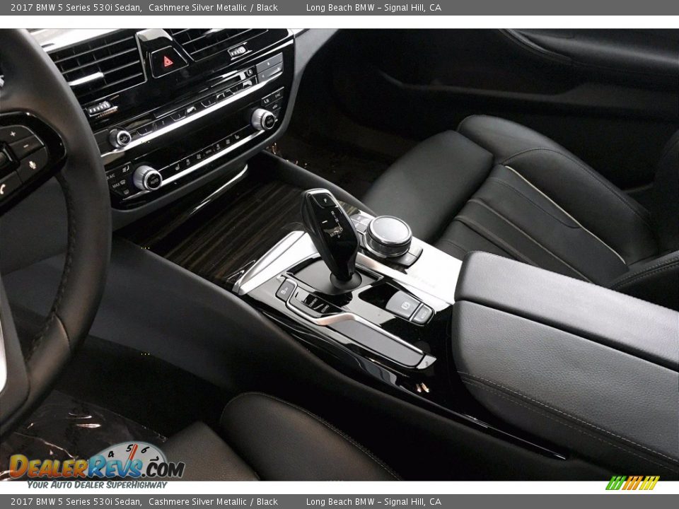 2017 BMW 5 Series 530i Sedan Cashmere Silver Metallic / Black Photo #16